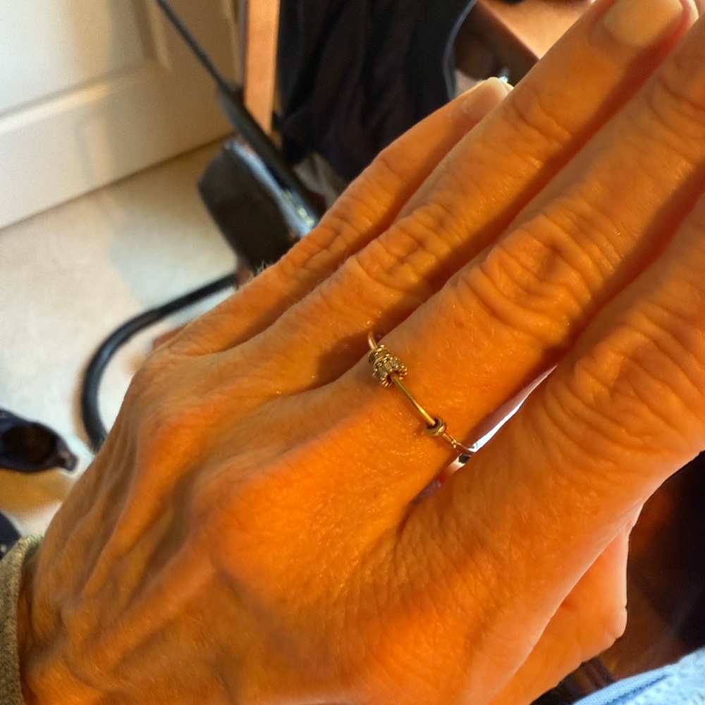 Adina Reyter Gold Ring with Diamond Accent - Picture 3 of 7